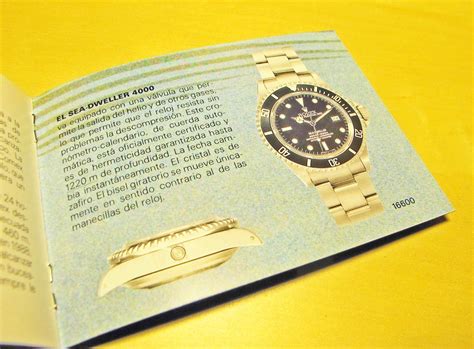 manuale rolex 16600|fratello rolex 16600.